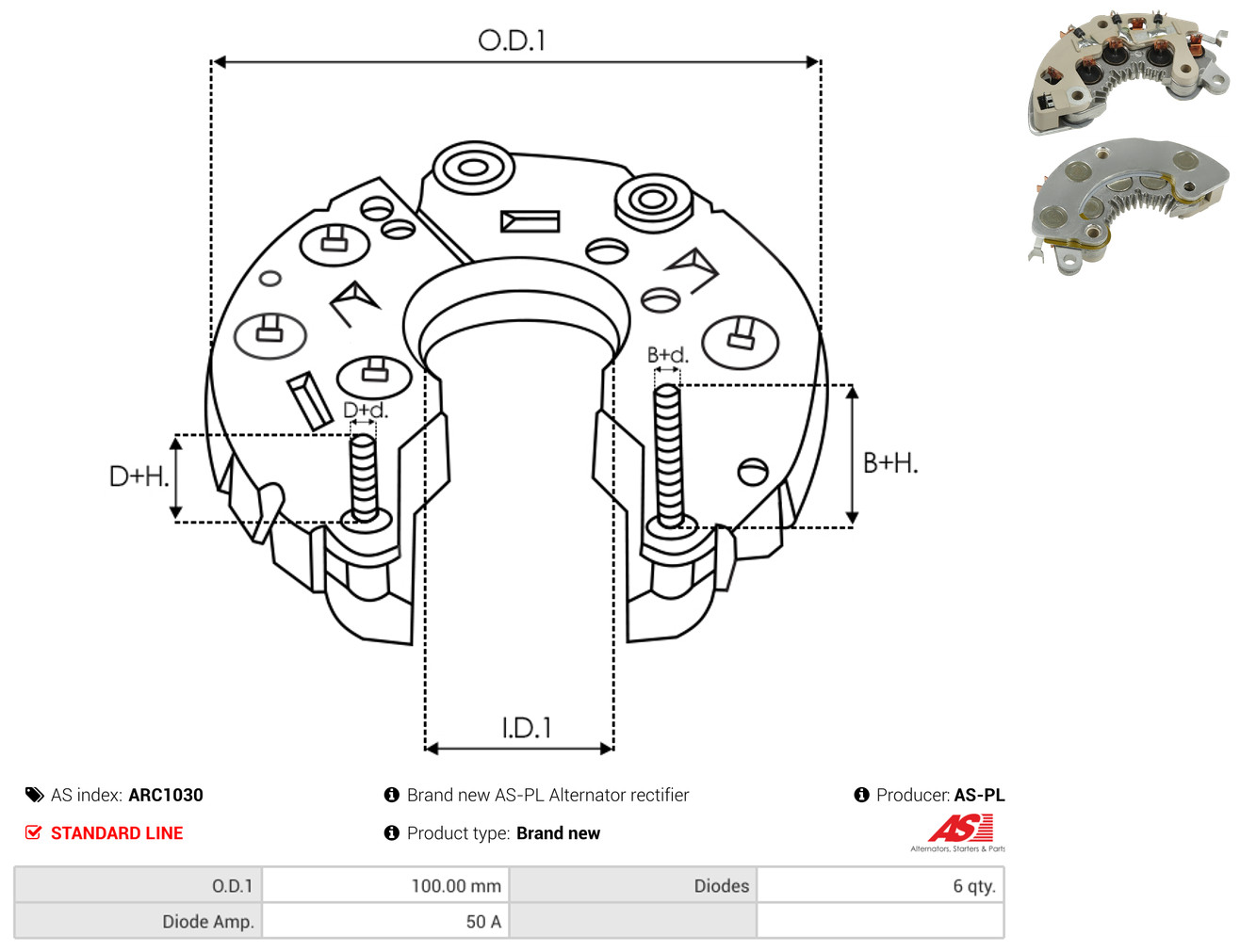 AS-PL arc1030 1000mm