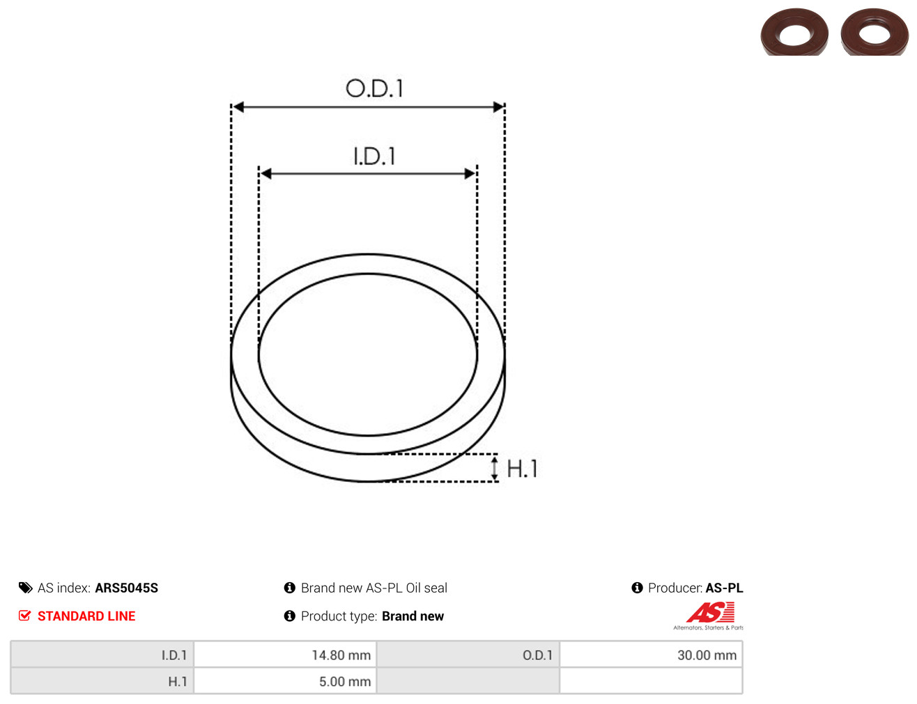 AS-PL ars5045s for MITSUBISHI