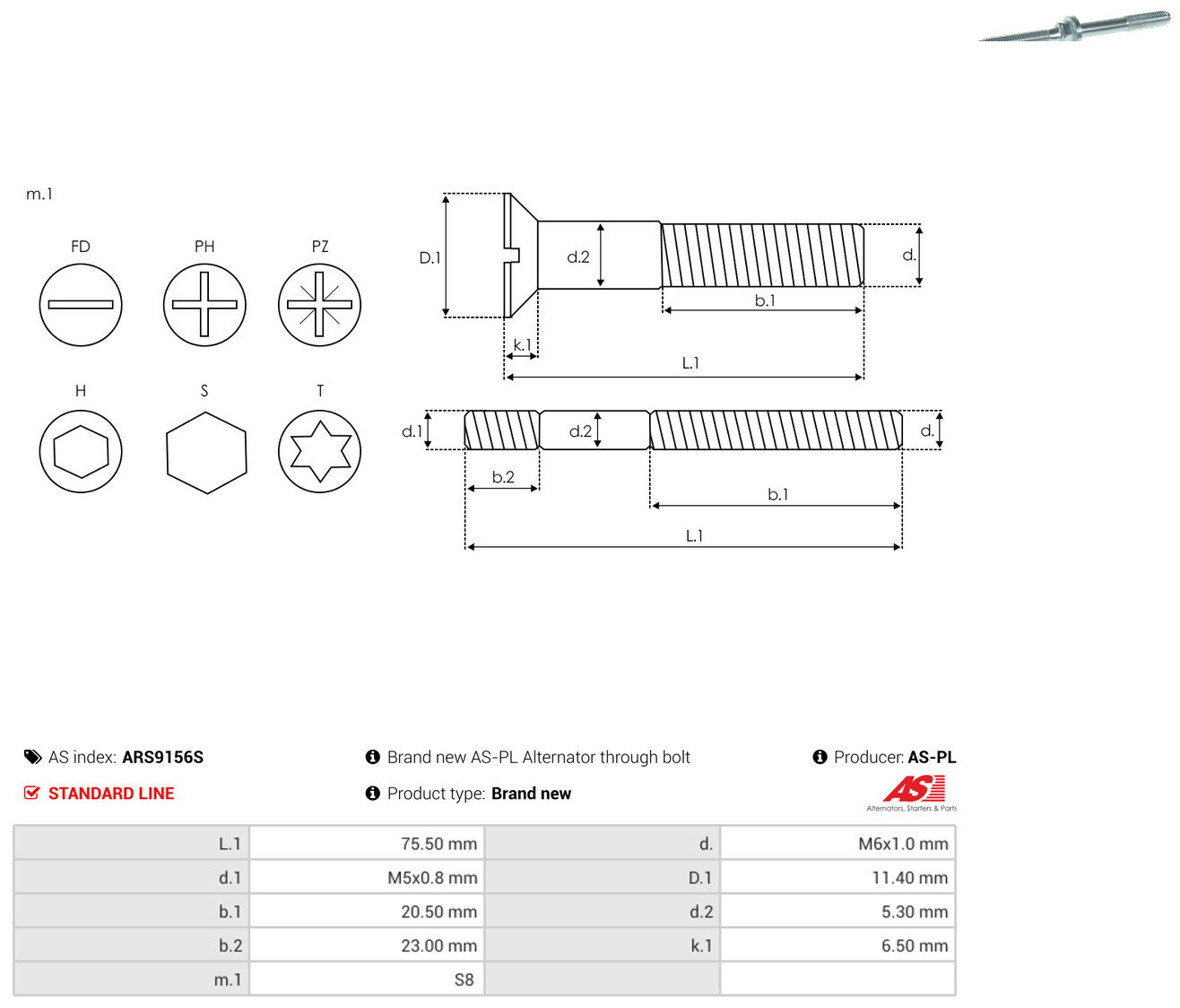 AS-PL ARS9156S