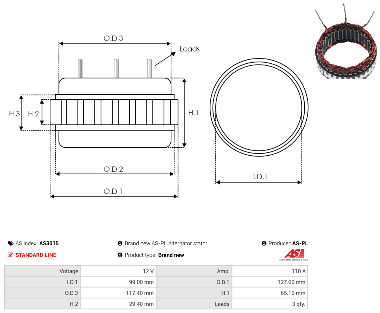 AS-PL as3015