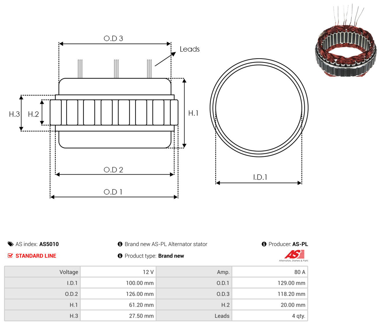 AS-PL as5010 for MITSUBISHI NISSAN