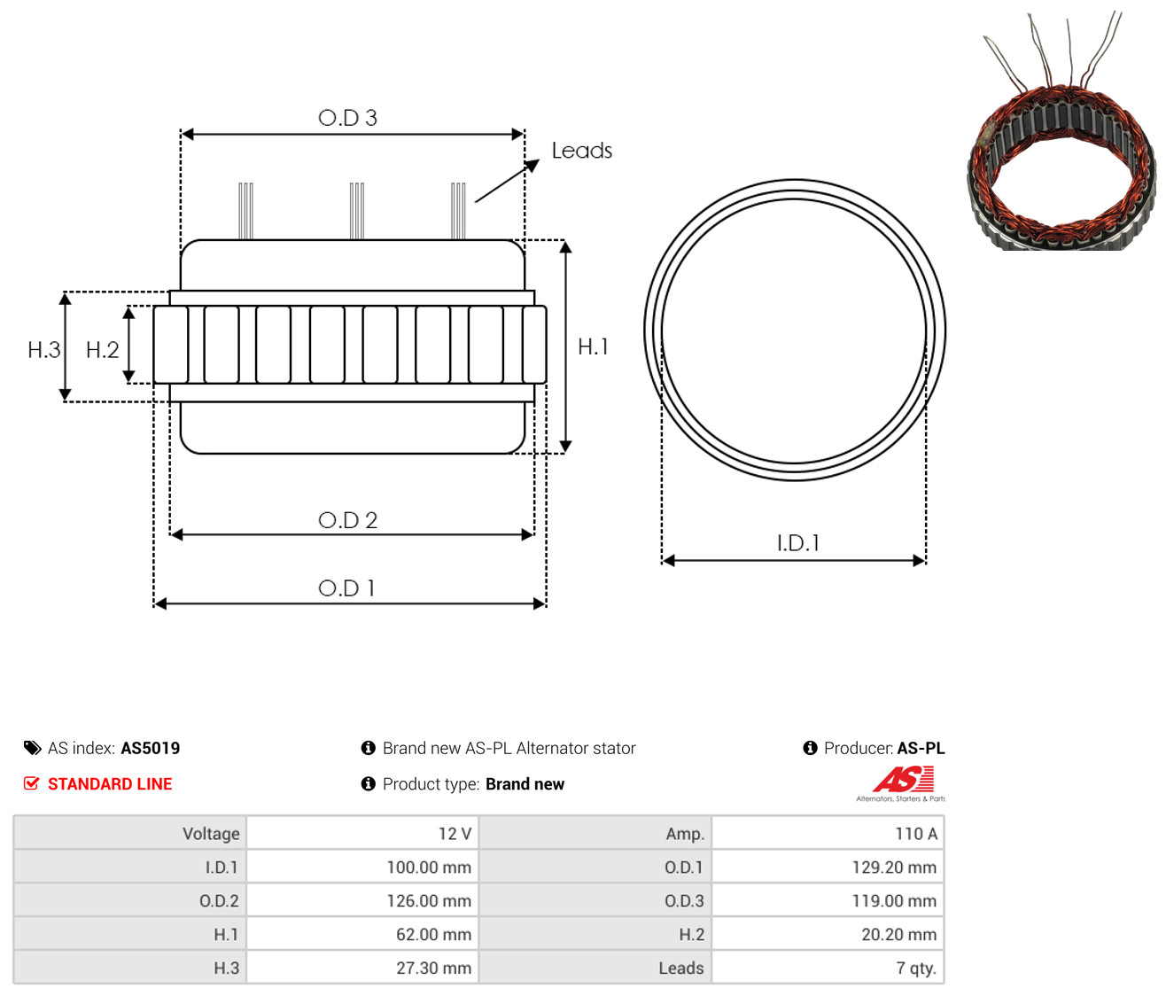 AS-PL as5019