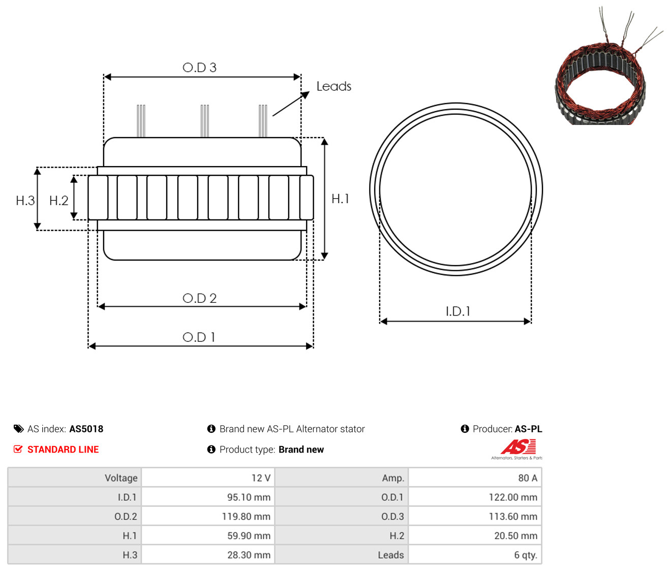 AS-PL as5018