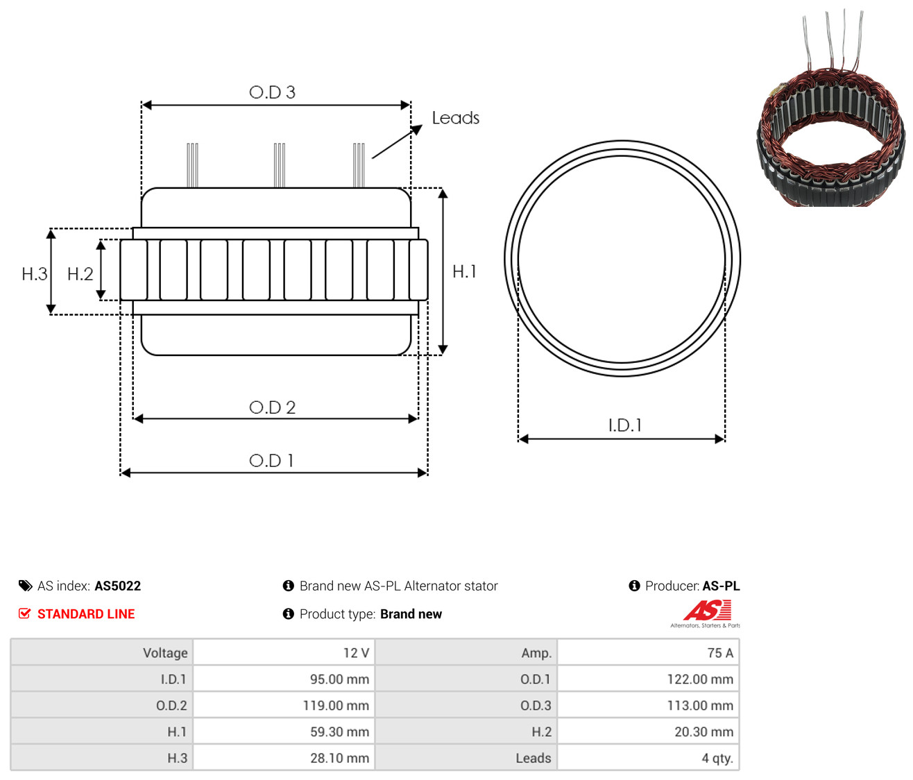 AS-PL as5022 for MITSUBISHI