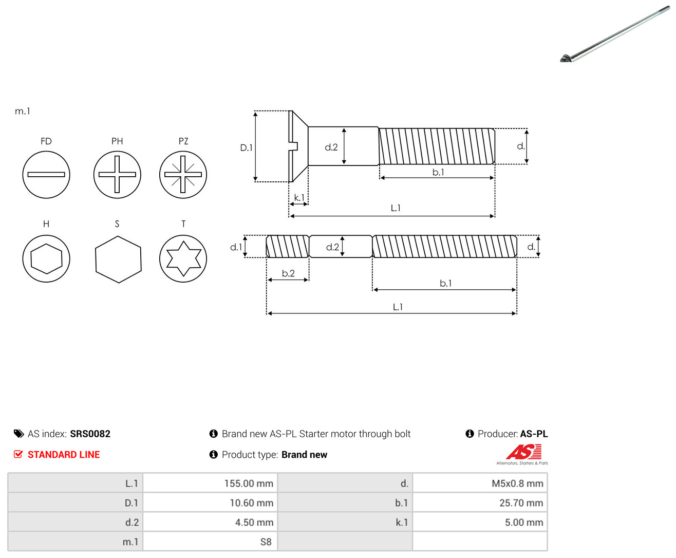 AS-PL srs0082 for MERCEDES-BENZ TOYOTA VW