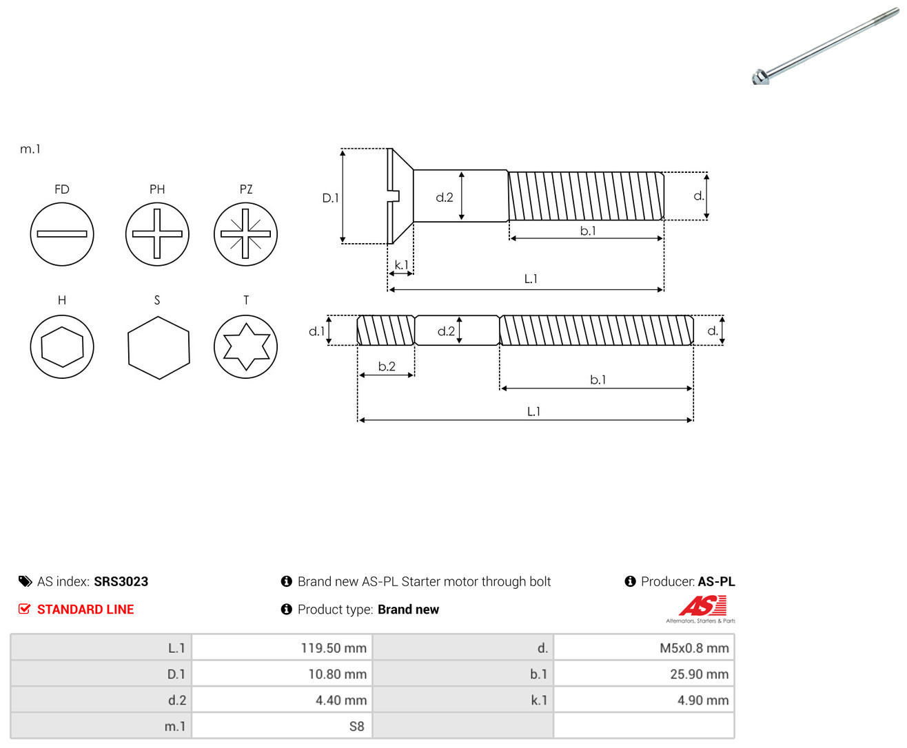AS-PL srs3023 for VW