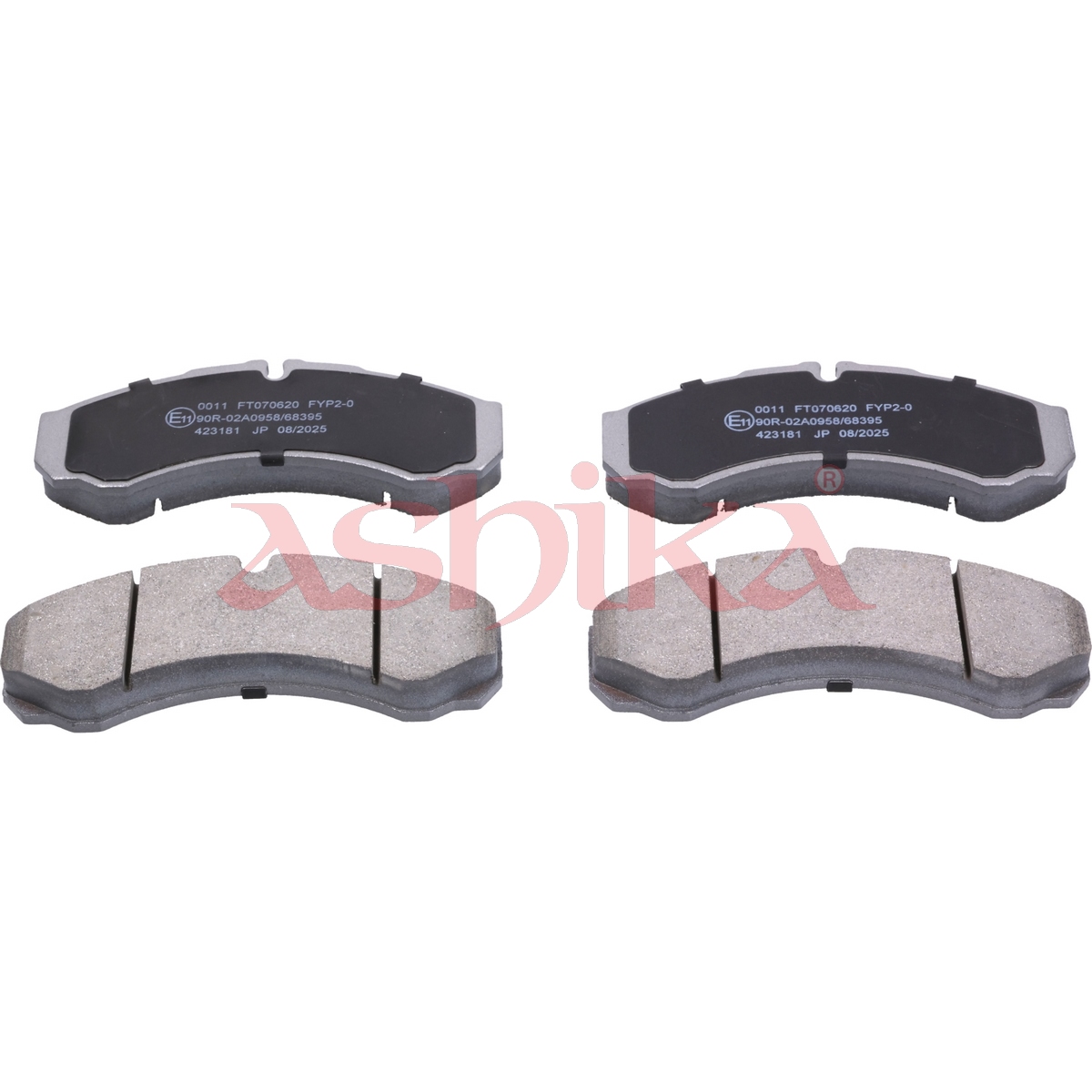 ASHIKA Bremseklodser 50000011 foraksel for IVECO RENAULT TRUCKS