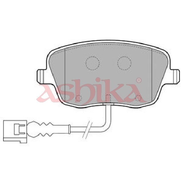 ASHIKA Bremseklodser 50000956 foraksel for VW