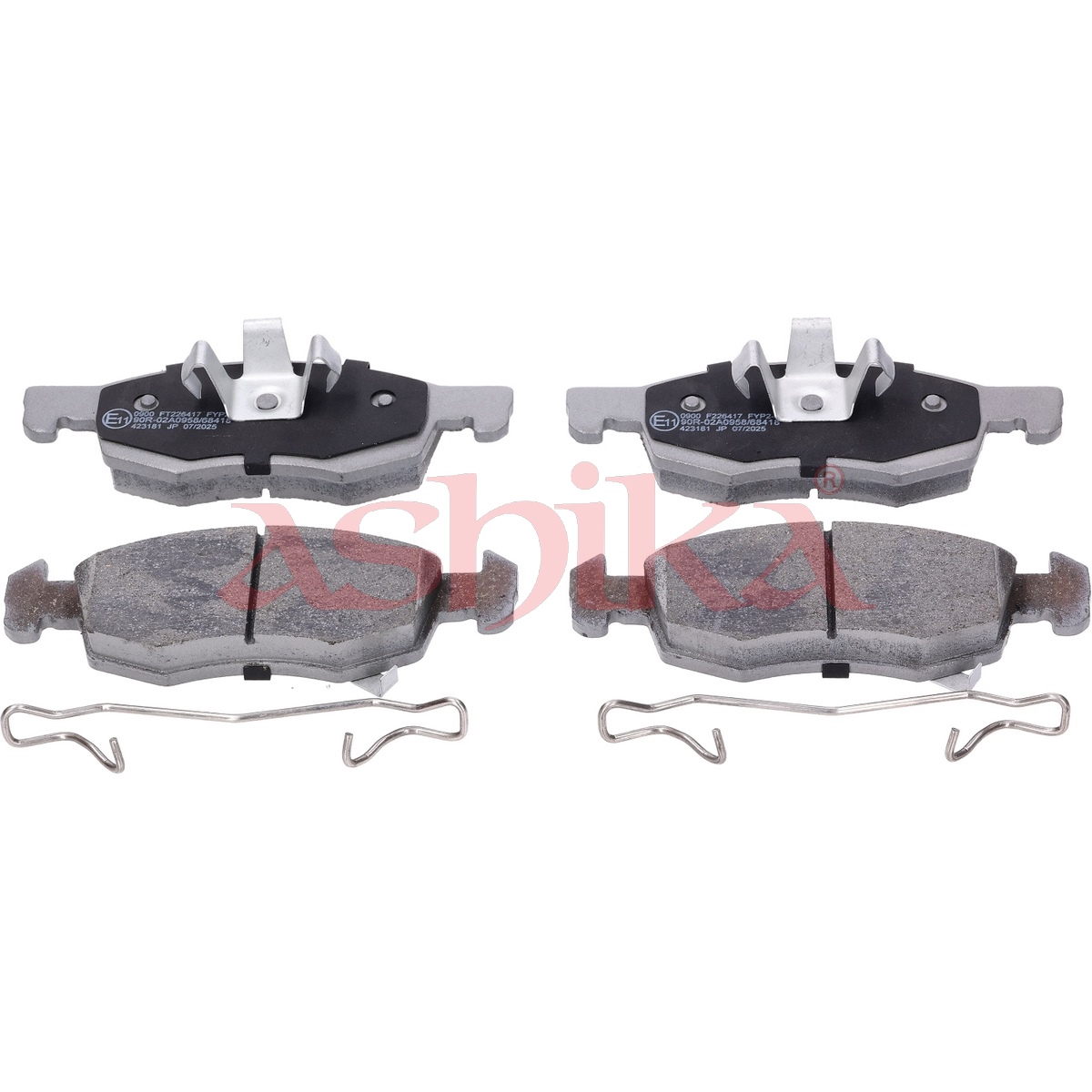 ASHIKA Bremseklodser 50000090 foraksel for VAUXHALL