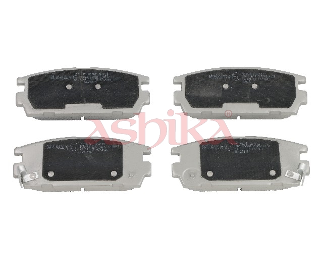 ASHIKA Bremseklodser 510hh03 bagaksel for HYUNDAI