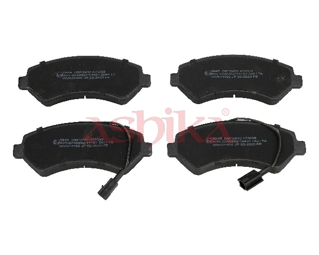 ASHIKA Bremseklodser 50000649 foraksel for PEUGEOT CITROËN FIAT VAUXHALL