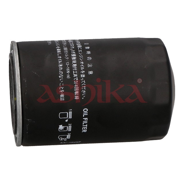 ASHIKA Oliefilter 1002206 Påskruet 132mm for DAIHATSU TOYOTA MAZDA