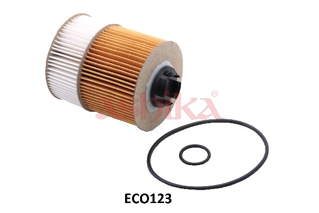 ASHIKA Oliefilter 10eco123 Filterindsats length_mm_203|Længde [mm]|124 outer_diameter_mm_497|Yderdiameter [mm]|91 fitted_diameter_mm_957|Monteringsdia