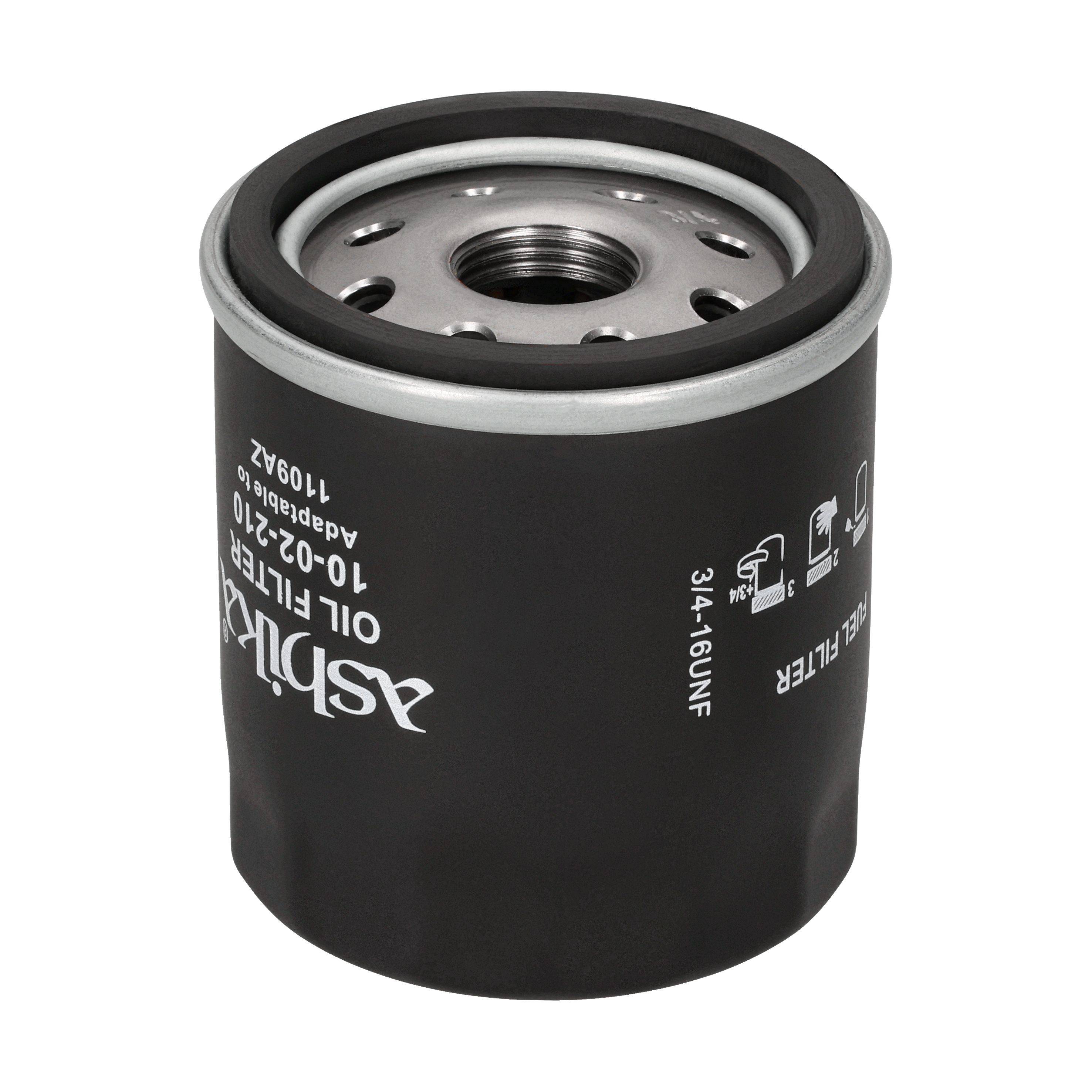 ASHIKA Oliefilter 1002210 Påskruet 75mm for CHRYSLER FORD GENERAL MOTORS KAWASAKI GEELY DAIHATSU TOYOTA CITROËN PEUGEOT CHERY SUZUKI