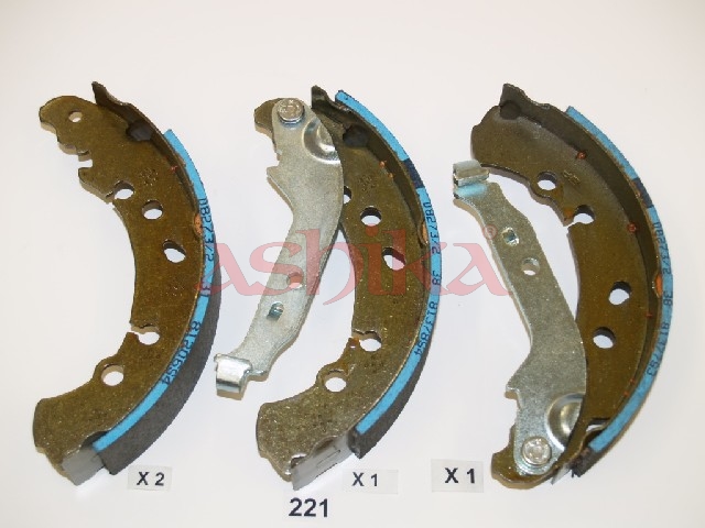 ASHIKA Bremsebakkesæt 5502221 bagaksel for DAIHATSU TOYOTA