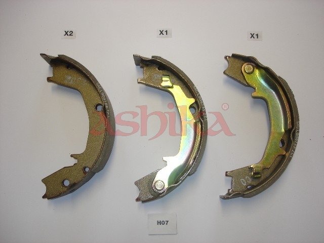 ASHIKA Bremsebakkesæt 55h0007 bagaksel for HYUNDAI KIA