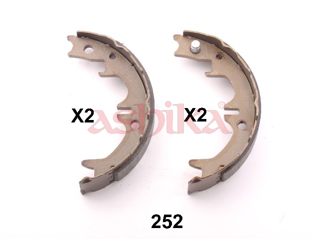 ASHIKA Bremsebakkesæt 5502252 bagaksel for TOYOTA