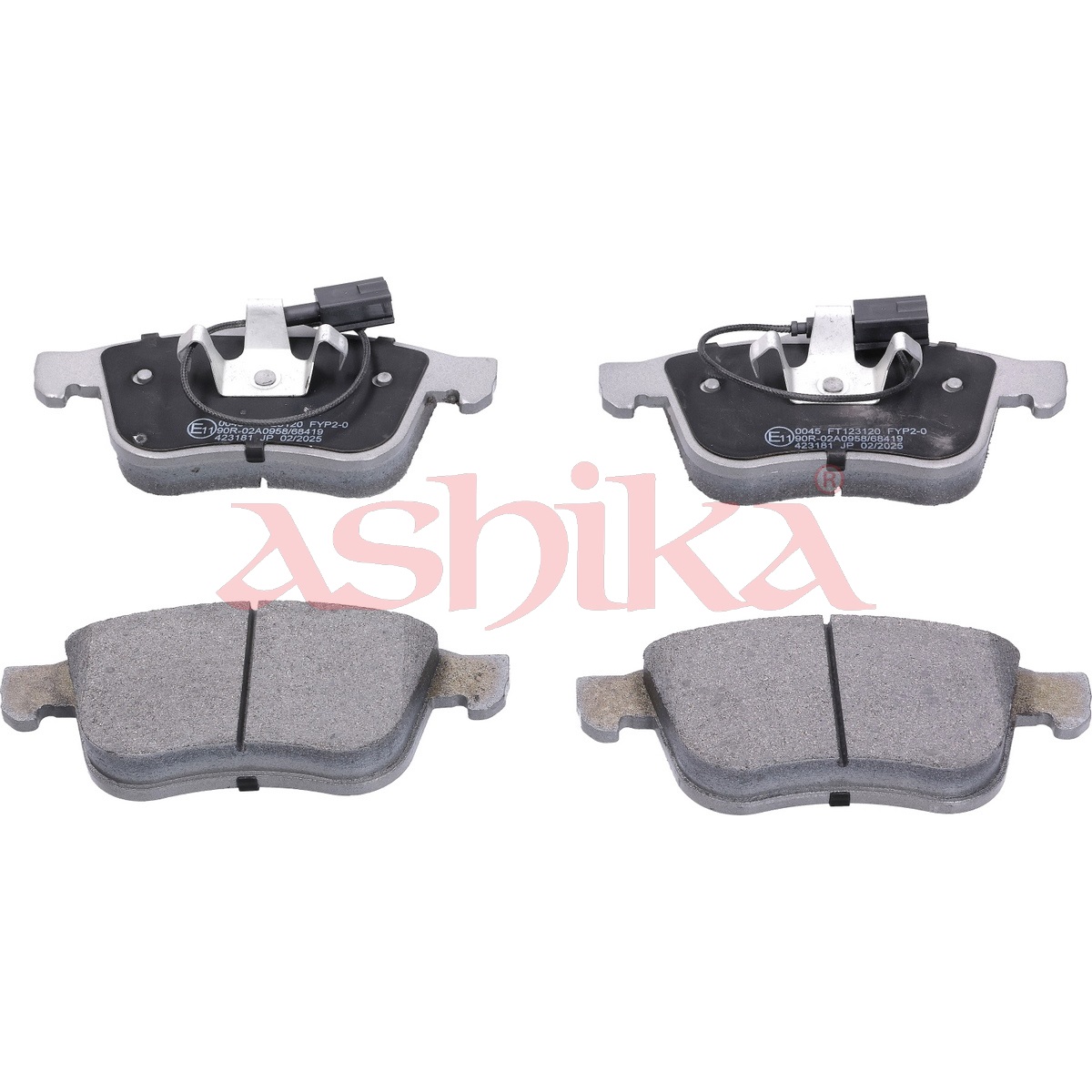 ASHIKA Bremseklodser 50000045 foraksel for ALFA ROMEO