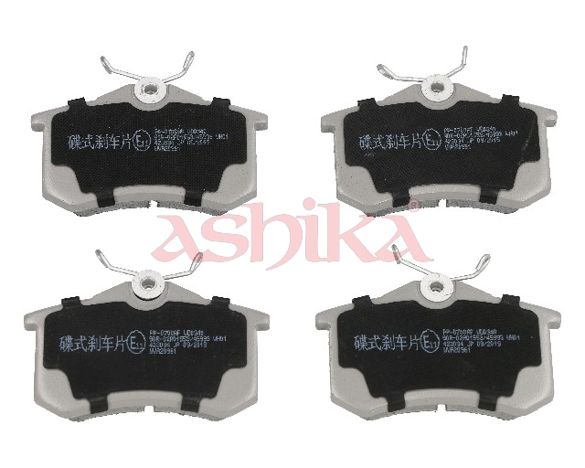 ASHIKA Bremseklodser 51000700 bagaksel for RENAULT