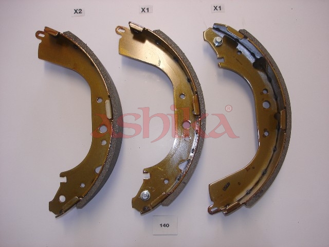 ASHIKA Bremsebakkesæt 5501140 bagaksel for NISSAN