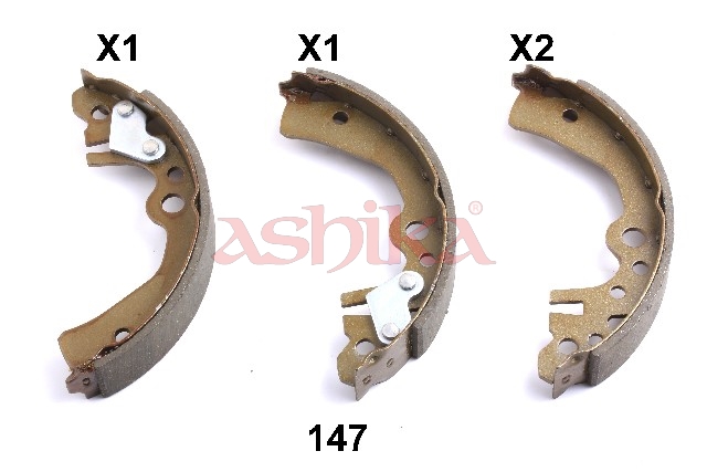 ASHIKA Bremsebakkesæt 5501147 for NISSAN