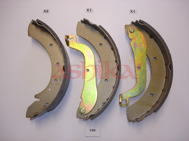 ASHIKA Bremsebakkesæt 5501195 bagaksel for NISSAN