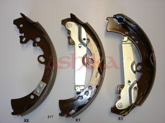 ASHIKA Bremsebakkesæt 5502217 bagaksel for TOYOTA MAHINDRA