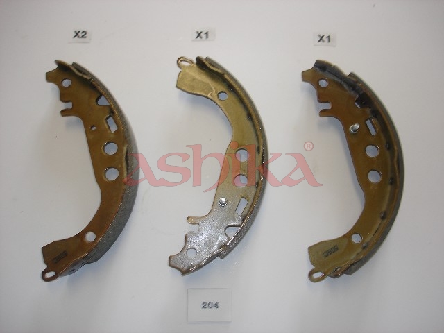 ASHIKA Bremsebakkesæt 5502204 bagaksel for GREAT WALL TOYOTA GEELY