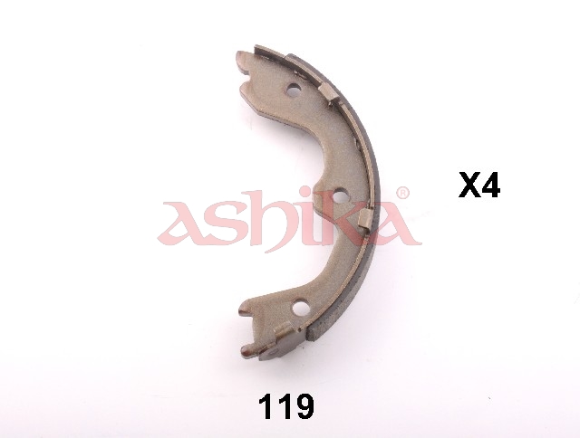 ASHIKA Bremsebakkesæt 5501119 bagaksel for INFINITI NISSAN
