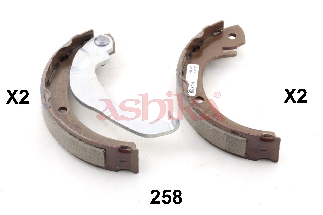 ASHIKA Bremsebakkesæt 5502258 bagaksel for TOYOTA