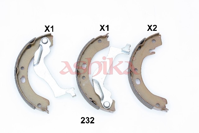 ASHIKA Bremsebakkesæt 5502232 bag for TOYOTA