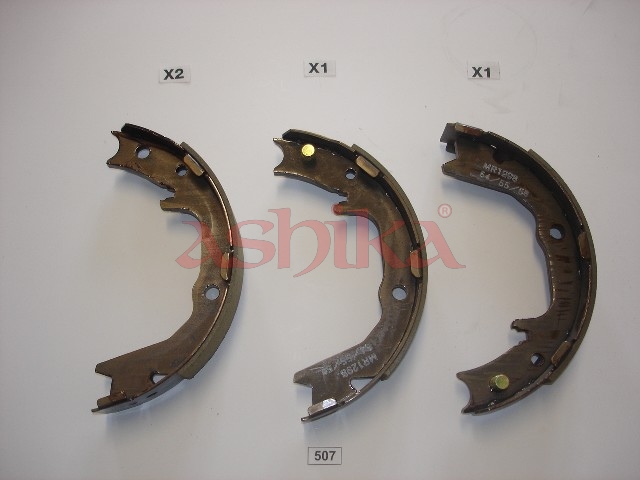 ASHIKA Bremsebakkesæt 5505507 bagaksel for MITSUBISHI SUBARU