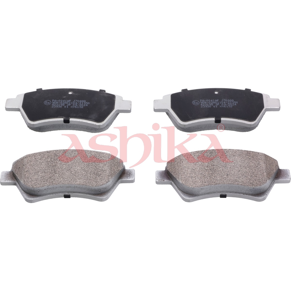 ASHIKA Bremseklodser 50000041 foraksel for RENAULT