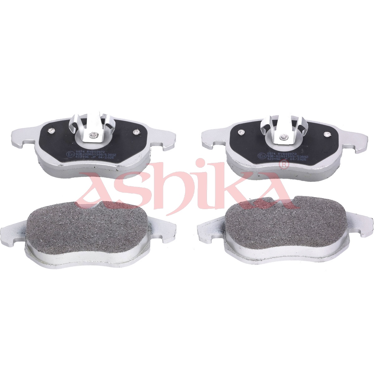 ASHIKA Bremseklodser 50000074 foraksel for OPEL VAUXHALL SAAB FIAT CHEVROLET GENERAL MOTORS