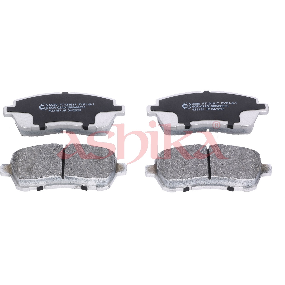 ASHIKA Bremseklodser 50000089 foraksel for FORD FORD USA DAIHATSU TOYOTA MAZDA FORD ASIA & OCEANIA SUZUKI