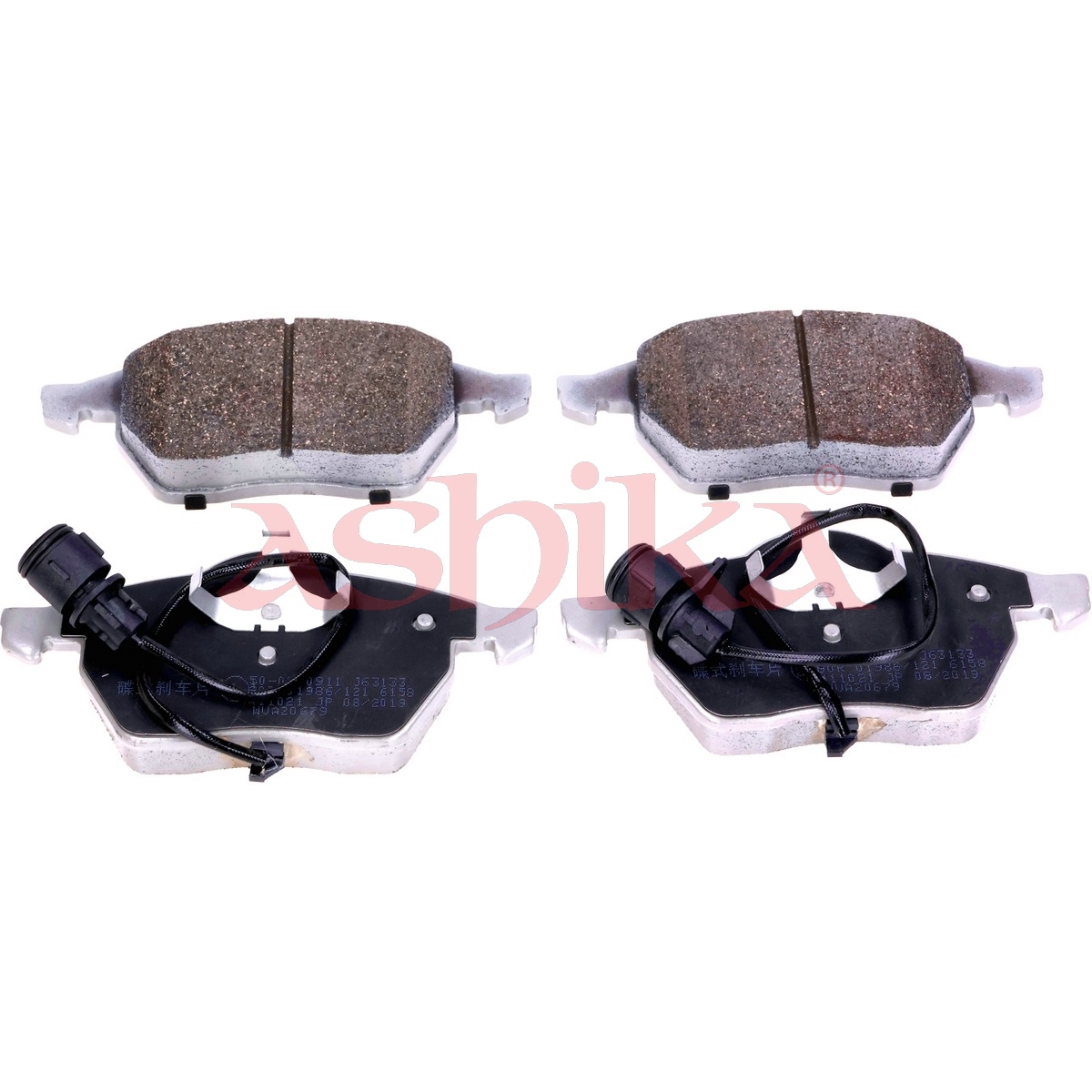 ASHIKA Bremseklodser 50000911 foraksel for VW