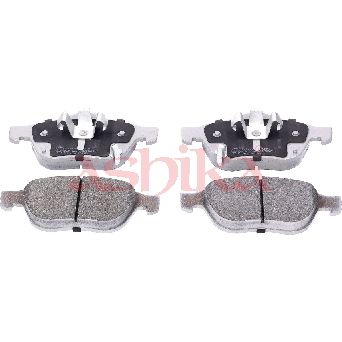 ASHIKA Bremseklodser 5002221 foraksel for TOYOTA