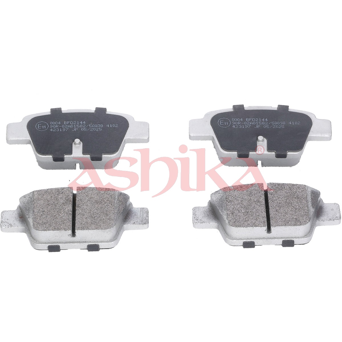 ASHIKA Bremseklodser 510000004 bagaksel for FIAT LANCIA