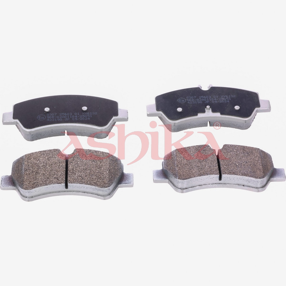 ASHIKA Bremseklodser 51000307 bagaksel for FORD