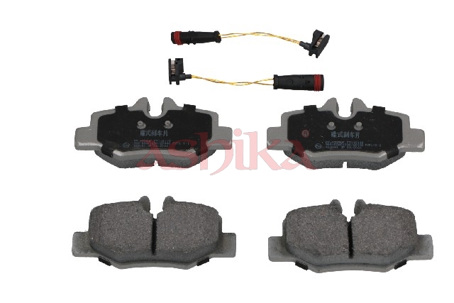 ASHIKA Bremseklodser 51000529 bagaksel for MERCEDES-BENZ
