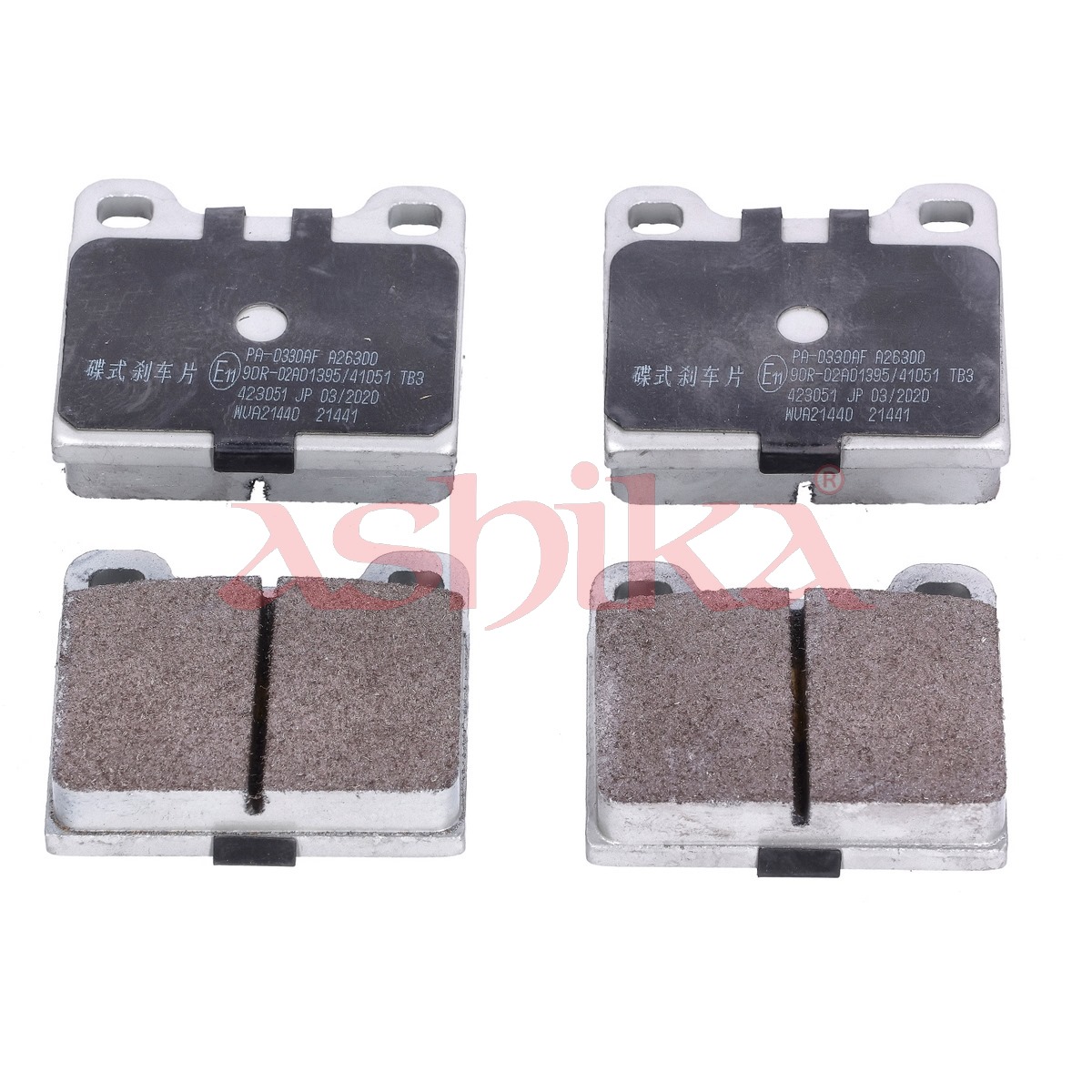 ASHIKA Bremseklodser 50000330 for VOLVO PEUGEOT FORD SAAB OPEL TALBOT BMW ALFA ROMEO GENERAL MOTORS MERCEDES-BENZ PORSCHE AUDI VW