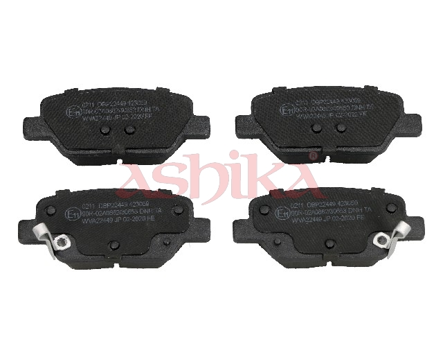 ASHIKA Bremseklodser 51000211 bagaksel for FIAT
