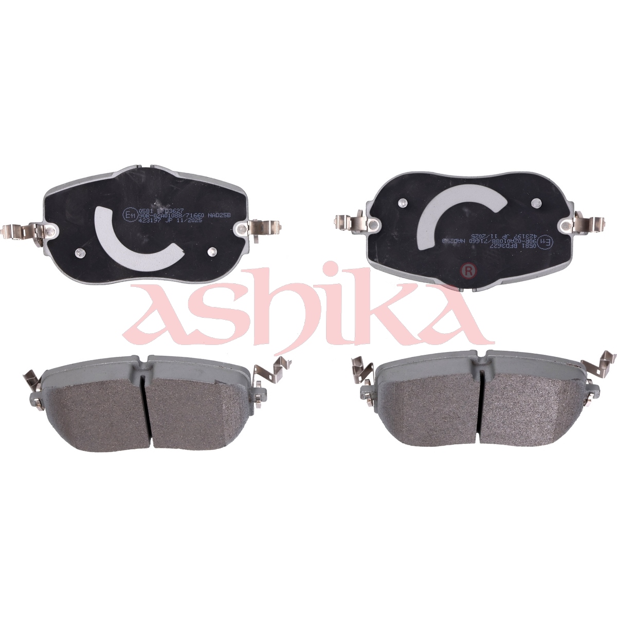 ASHIKA Bremseklodser 50000581 for MERCEDES-BENZ