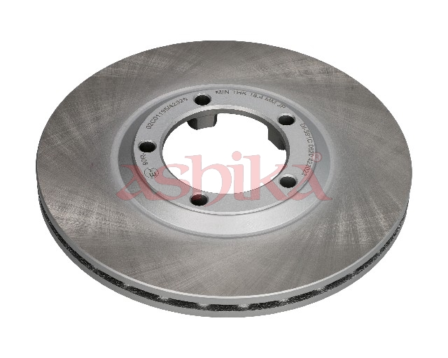ASHIKA Bremseskive 6005591c foraksel ventileret 253mm 20mm for HYUNDAI