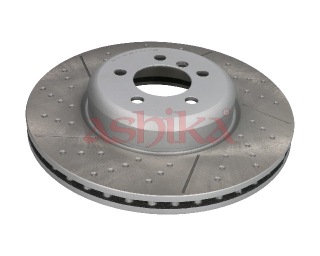 ASHIKA Bremseskive 60000133c foraksel perforeret 370mm 30mm for BMW