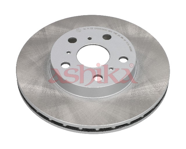 ASHIKA Bremseskive 6002262c foraksel ventileret 255mm 22mm for TOYOTA