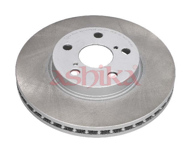 ASHIKA Bremseskive 6002279c foraksel ventileret 260mm 25mm for TOYOTA