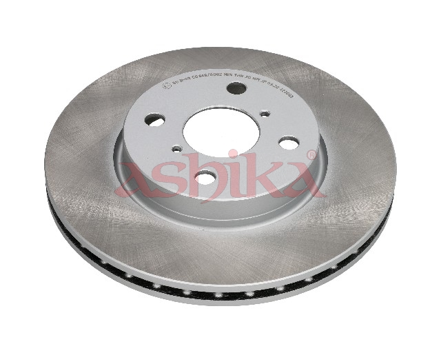 ASHIKA Bremseskive 6002284c foraksel ventileret 258mm 22mm for TOYOTA DAIHATSU ASTON MARTIN