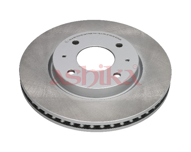 ASHIKA Bremseskive 6005527c foraksel ventileret 276mm 26mm for MITSUBISHI