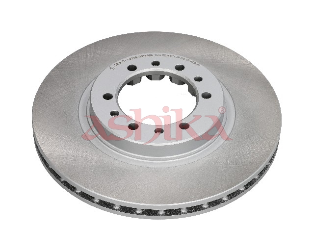 ASHIKA Bremseskive 6005599c foraksel ventileret 276mm 24mm for MITSUBISHI